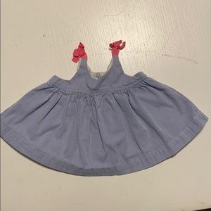 Baby Gap blue and white stripe tank dress 3-6 mo